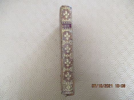 Fragmens extraits du chancelier Bacon, Edition angloise de P. Shaw. M. D. traduits par M. Mary du Moulin.. BACON (Francis)