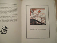 Malbrough s'en va-t-en guerre. Avec diverses images de Maximilien Vox gravées sur bois par L. Bertault.