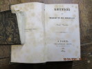 Lettres du Marquis de Roselle.. ELIE de BEAUMONT (Anne-Louise MORIN-DUMESNIL, Madame)