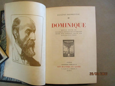 Dominique. Edition suivie de plusieurs lettres de l'auteur.