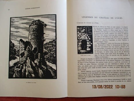 Légendes Bourbonnaises. Fascicule 2. Le Château de l'Ours. St. Marien et le Diable. . PIQUAND (Dr)