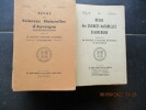 Revue des sciences naturelles d'Auvergne publiée par la Société d'histoire naturelle d'Auvergne. Du volume 1 (1935), au volume 37 (1971 inclus).. 