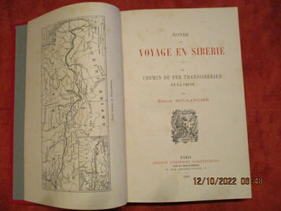 Notes D'un Voyage En Sibérie - Le Chemin De Fer Transsibériien et La Chine.