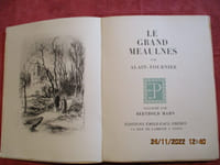 Le Grand Meaulnes.