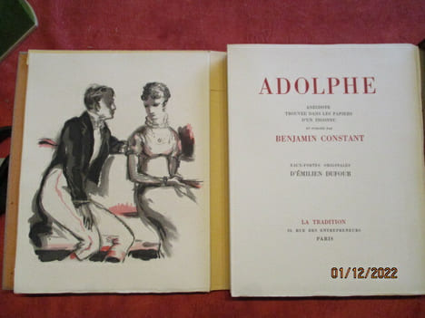 Adolphe. Anecdote trouvée dans les papiers d'un inconnu.. CONSTANT (Benjamin)