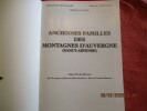 Anciennes familles des montagnes d'Auvergne (Sancy - Artense).. GUILLAUME (Emmanuel) PIBOULEAU (Thierry FOURIS (Thibault)