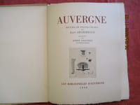 Auvergne. Recueil de pointes-sèches présentées par André CHAUMEIX.
