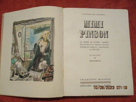 Mimi Pinson. Le secret de Javotte. Margot. Histoire d'un merle blanc. Pierre et Camille. Croisilles. La mouche.. MUSSET (Alfred de)