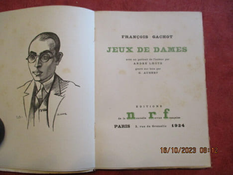 Jeux de dames.. GACHOT (François)