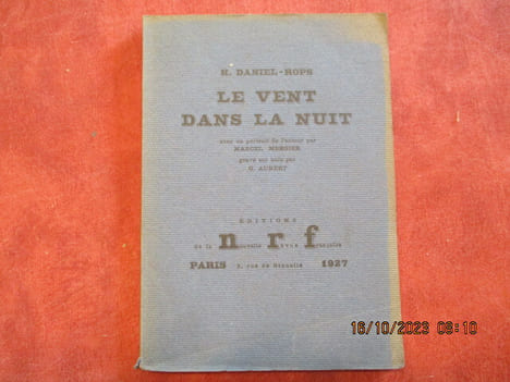 Le vent dans la nuit.. DANIEL-ROPS (H.)