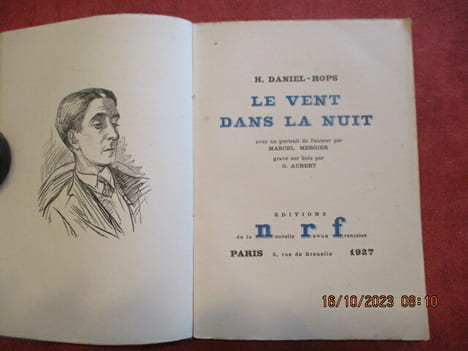 Le vent dans la nuit.. DANIEL-ROPS (H.)