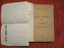 Les dires de Cadet. Pièces et poèmes bourbonnais.. GUILLAUMIN (Marcel).