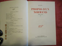 Propos d'un normand 1906-1914. II.