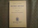 Oeuvres réunies. Écrits originaux et adaptations. Traduits de l'anglais par C. Couvreur et F. Duquesne.. MAHARSHI (Ramana)