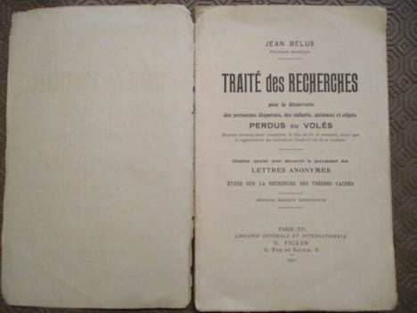 Traité des recherches pour la découverte des personnes disparues, des enfants, animaux et objets perdus et volés. Moyens certains pour connaître le ...