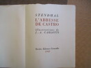L'Abbesse de Castro.. STENDHAL