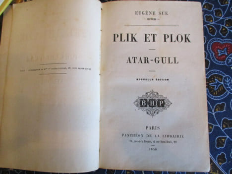 Plik et plok. Atar-Gull. SUE (Eugène)