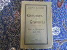 Graveurs et gravures. France et étrangers, essai de bibliographie 1541-1910. . BOURCART (G.)