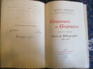 Graveurs et gravures. France et étrangers, essai de bibliographie 1541-1910. . BOURCART (G.)