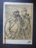 Lithographie sans titre (Deux poilus).. STEINLEN