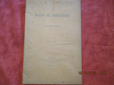 La maison de Robespierre.