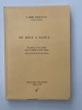 Un Mole à Bastia ... des plans et des projets pour la Corse au XVIIe Siècle (Documents des Archives de Gênes). André-Marie, P.