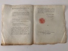 Loi Relative à la fabrication des Pièces de 3, 6, 12 & 24 deniers. Du 2 Septembre 1792, l'an quatrième de la Liberté. 