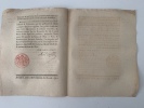 Loi Relative à une nouvelle fabrication de Monnoie de Cuivre. Donnée à Paris, le 12 Octobre 1791. 