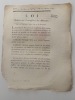 Loi Relative aux Commissaires des Monnoies. Du 20 Septembre 1792, L'an 4 de la Liberté. 