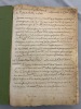 Manuscript; Important document sur l'import/export et le commerce de tissus début du 18ème siècle. 