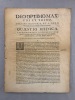 An Sympathia partium à certâ nervorum positurâ in interno sensorio?. Astruc, M. Joannes