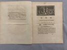 Theses de Ambustione, …. Sedillot, Josephus