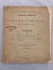 Contribution Expérimentale à l'Étude de l'Influence du Système Nerveux Sur la Sécrétion urinaire. Thèse présentée à la Faculté de Médecine et de ...