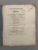 De la Myèlite. Thèse pour le Doctorat en Médecine, présentée et soutenue le 12 mai 1847 [avec envoi de l'auteur]. Arnaud, Charles-François-Paul