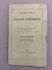 Caractères généraux des Maladies épidémiques. Thèse présentée au Concours pour l'Agrégation. Gouraud, Xavier