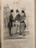 Le Charivari. No. 1 1er, janvier 1845 au No. 181, 30 juin 1845 [avec 72 lithographies de Daumier]. Daumier, Cham, Beaumont e.a.