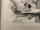 Dessin original signé. Dutriac, Georges Pierre