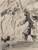 Original drawing "Old Lady and Seaman'. Cane, A.R.