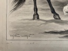 Dessin original signé . Chaperon, Eugène 