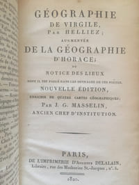 Géographie de Virgile et d'Horace