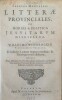 Ludovici Montaltii Litterae provinciales, de morali & politica Jesuitarum disciplina.

. [Blaise PASCAL / Pierre NICOLE] - Louis de MONTALTE / ...