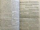 Le Mercure Universel - L'An troisième de la République française. Germinal (tome L) - Prairial (tome LII).. 