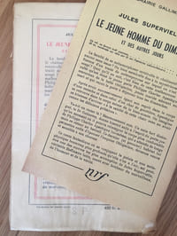 Le Jeune Homme du dimanche et des autres jours