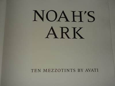 NOAH'S ARK - 10 MEZZOTINTS