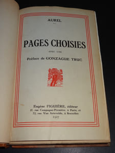 PAGES CHOISIES - ENVOI