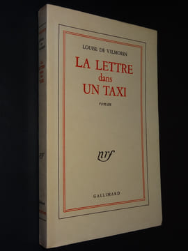 LA LETTRE DANS UN TAXI. VILMORIN Louise de