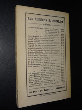 L'ESPRIT LÉGIONNAIRE. GERVAIS André
