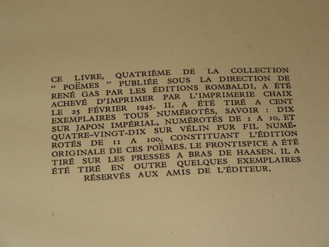 STANCES ET DERNIERS VERS. LOUYS Pierre