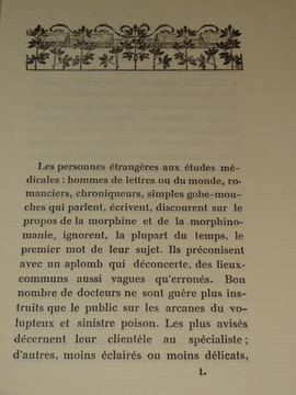 LA "NOIRE IDOLE" - ÉTUDE SUR LA MORPHINOMANIE - ÉDITION ORIGINALE. TAILHADE Laurent