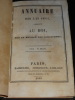 ANNUAIRE POUR L'AN 1844 PRÉSENTÉ AU ROI PAR LE BUREAU DES LONGITUDES. COLLECTIF